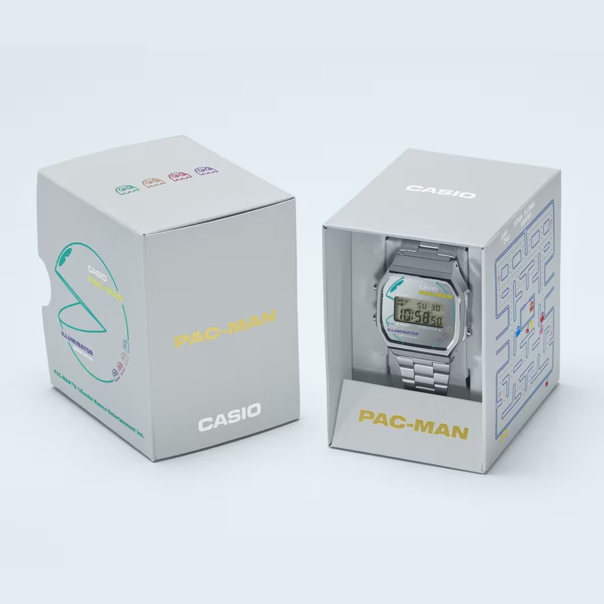 นาฬิกา คาสิโอ CASIO x PAC-MAN Limited Collaboration models รุ่น A168WEPC-7A ของแท้ รับประกัน1ปี