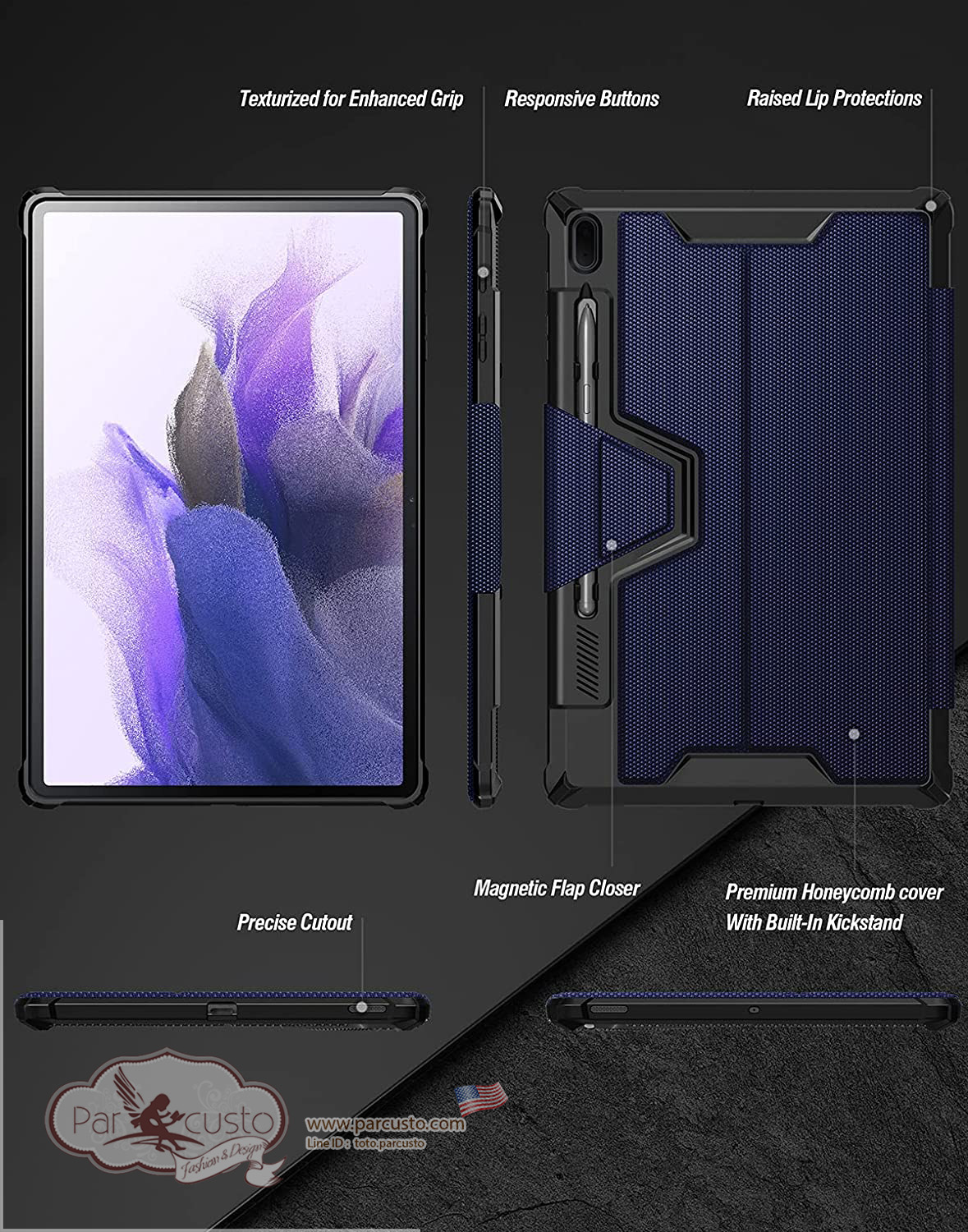 เคส Samsung Galaxy Tab S7 FE 12.4 inch 2021 [Explorer] จาก Poetic [หมด]