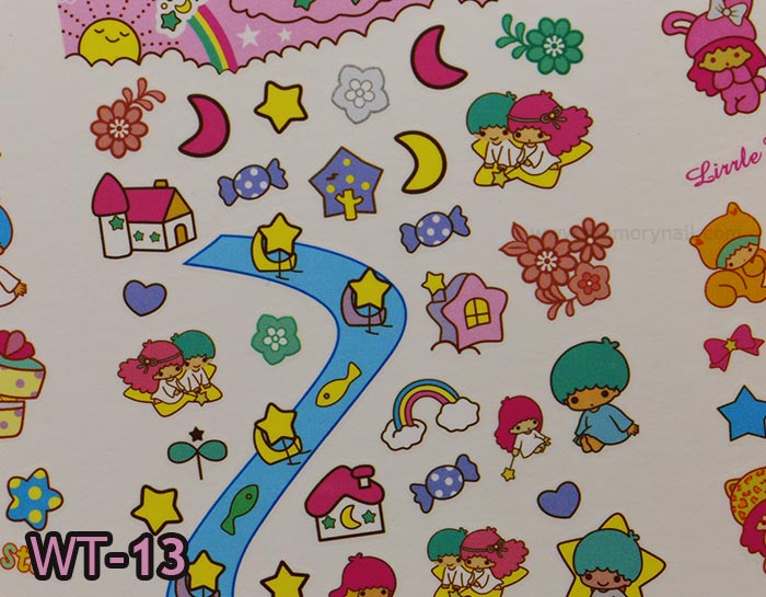 สติ๊กเกอร์ติดเล็บ ลอกลายน้ำ