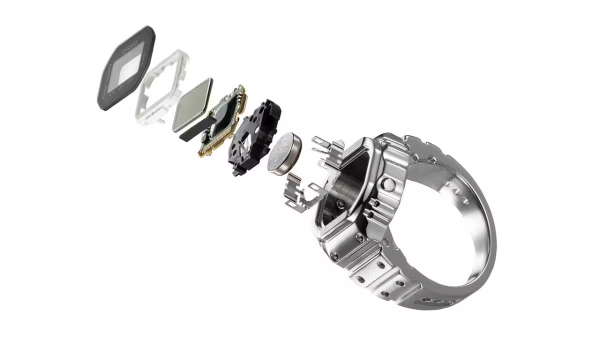 นาฬิกา CASIO นาฬิกาแหวน Limited ครบรอบ 50 ปีของ CASIO รุ่น CRW-001-1 ของแท้ รับประกัน1ปี