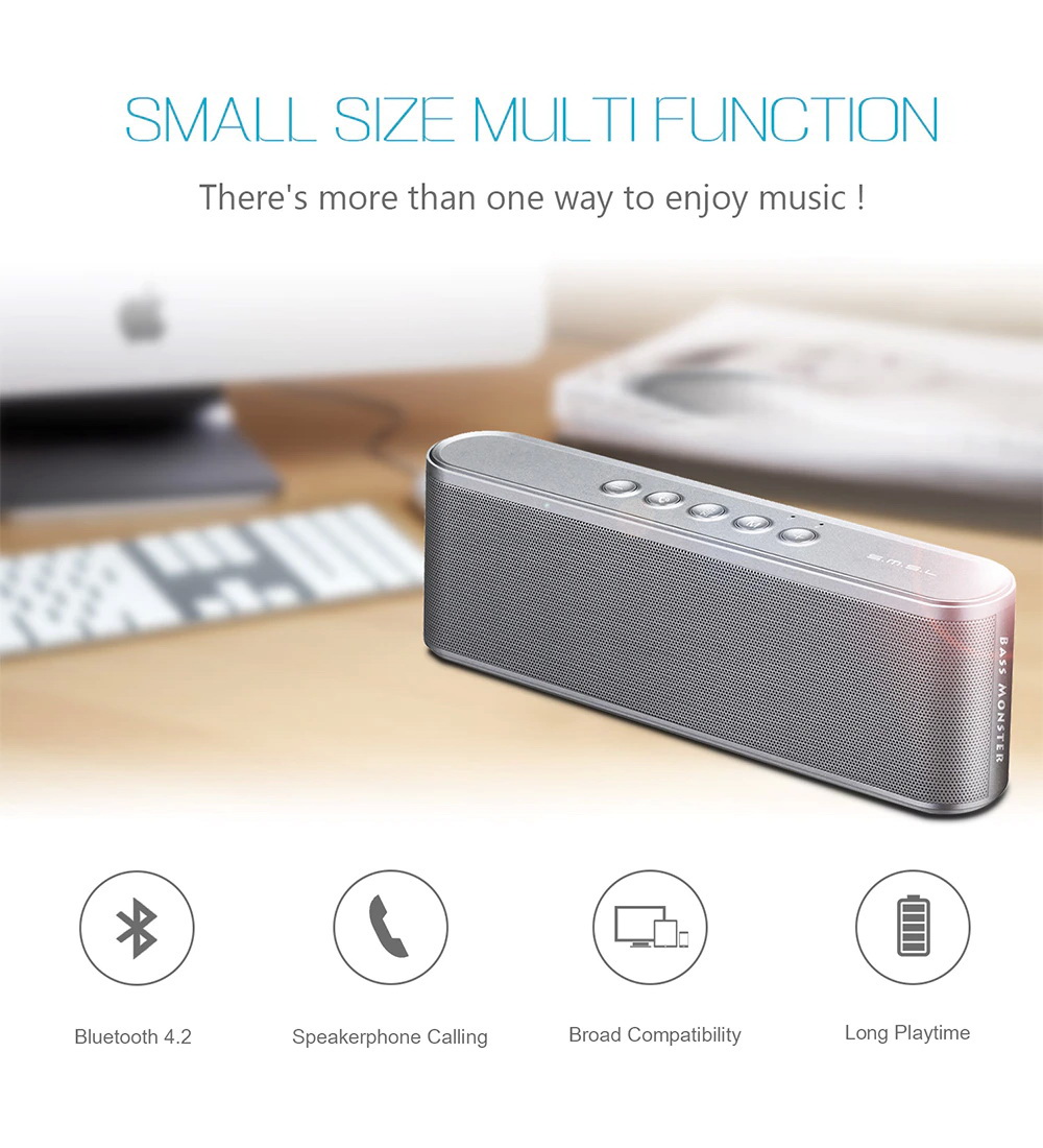 [ซื้อ1แถม1] SMSL A5 ลำโพง Bluetooth 4.2 ประกันศูนย์ไทย