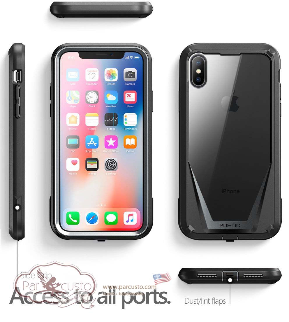 เคสกันกระแทก Apple iPhone X [Guardian] จาก Poetic [Pre-order USA]