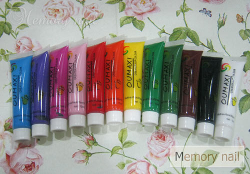 สีเพ้นท์เล็บ, สีอะคริลิค, สีอะคริลิคเพ้นท์เล็บ