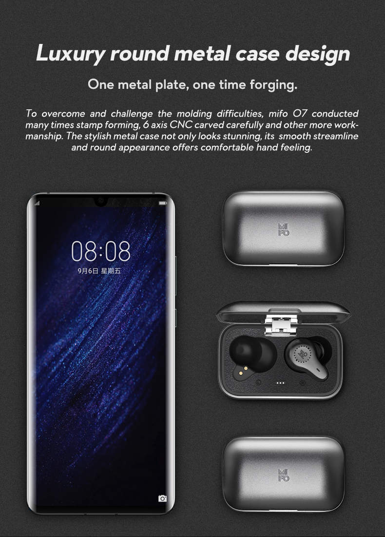 ขาย Mifo O7 หูฟัง True Wireless ไดร์เวอร์ Dual Balanced รองรับ Bluetooth 5.0 APT-X , IPX7