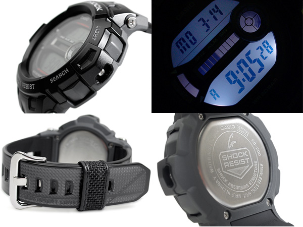 นาฬิกา คาสิโอ Casio G-Shock Standard digital รุ่น GD-200-1DR สายFiberGlass (หายากมาก)