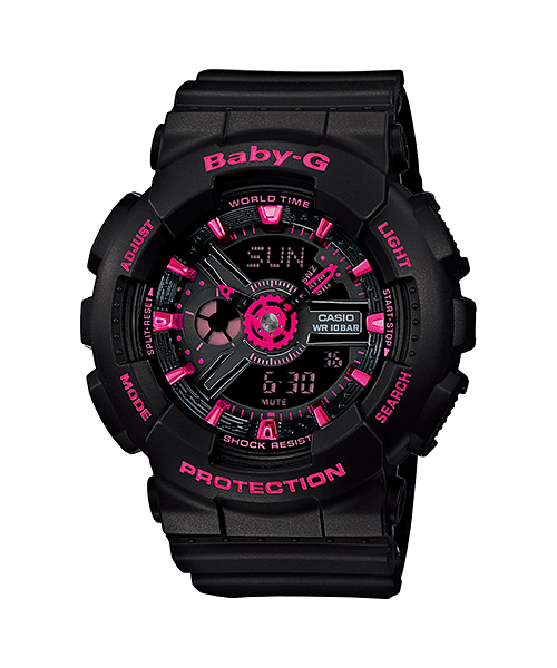 นาฬิกา คาสิโอ Casio Baby-G Girls' Generation Street Neon Duo Color series รุ่น BA-111-1A