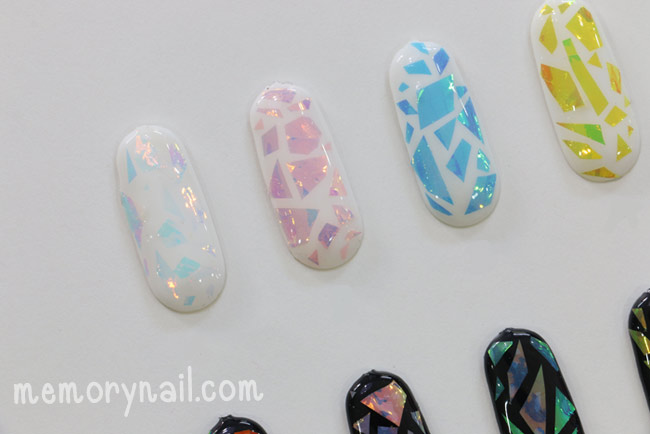 กระดาษแก้วออโรรา,Glass Aurora paper,Glass Slice Nail Art,กระดาษแก้ว,กระดาษแก้ว ติดเล็บ,สติ๊กเกอร์แก้ว,glass nail