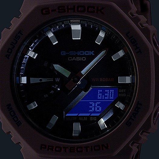 นาฬิกา Casio G-Shock Women ไซส์มินิ GMA-S2100WT Wintery Tricolor series รุ่น GMA-S2100WT-7A1 ของแท้ รับประกัน1ปี