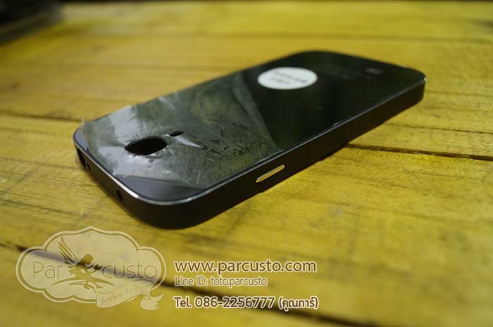 เฟรมอลูมิเนียมฝาหลังพลาสติกเงา Samsung Galaxy S4 จาก Luphie [Clearance]