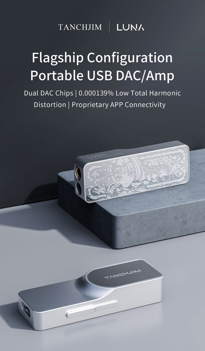 TANCHJIM Luna USB DAC/AMP พกพา ชิป DAC CS43198 x2 ประสิทธิภาพสูง ประกันศูนย์ไทย