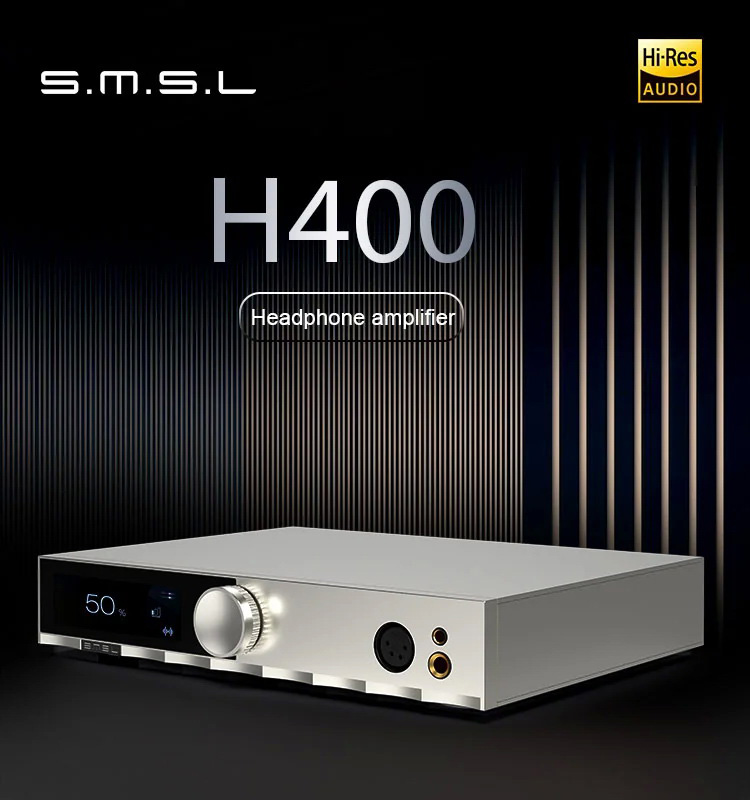 [สั่งจองล่วงหน้า] SMSL H400 แอมป์หูฟังตั้งโต๊ะความละเอียดสูง รองรับฟังก์ชันปรีแอมป์ระดับไฮเอนด์ ประกันศูนย์ไทย