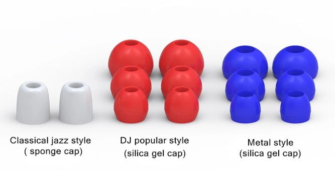 ขาย หูฟัง TTPOD T2 สีน้ำเงินใส สุดยอดหูฟังระดับเทพ 3 driver Hybrid (2BA 1 Dynamic) เสียงดี สายถักไม่พันกัน