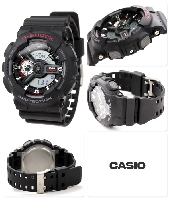 นาฬิกา คาสิโอ Casio G-Shock Standard Analog-Digital รุ่น GA-110-1A (DARK SAMURAI)
