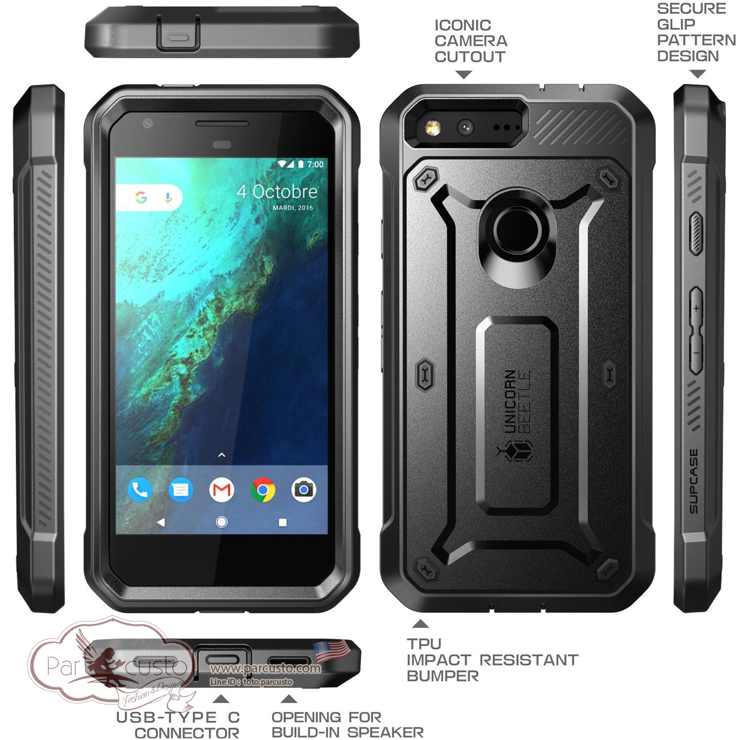 เคสกันกระแทก Google Pixel [Unicorn Beetle PRO] จาก SUPCASE [Pre-order USA]