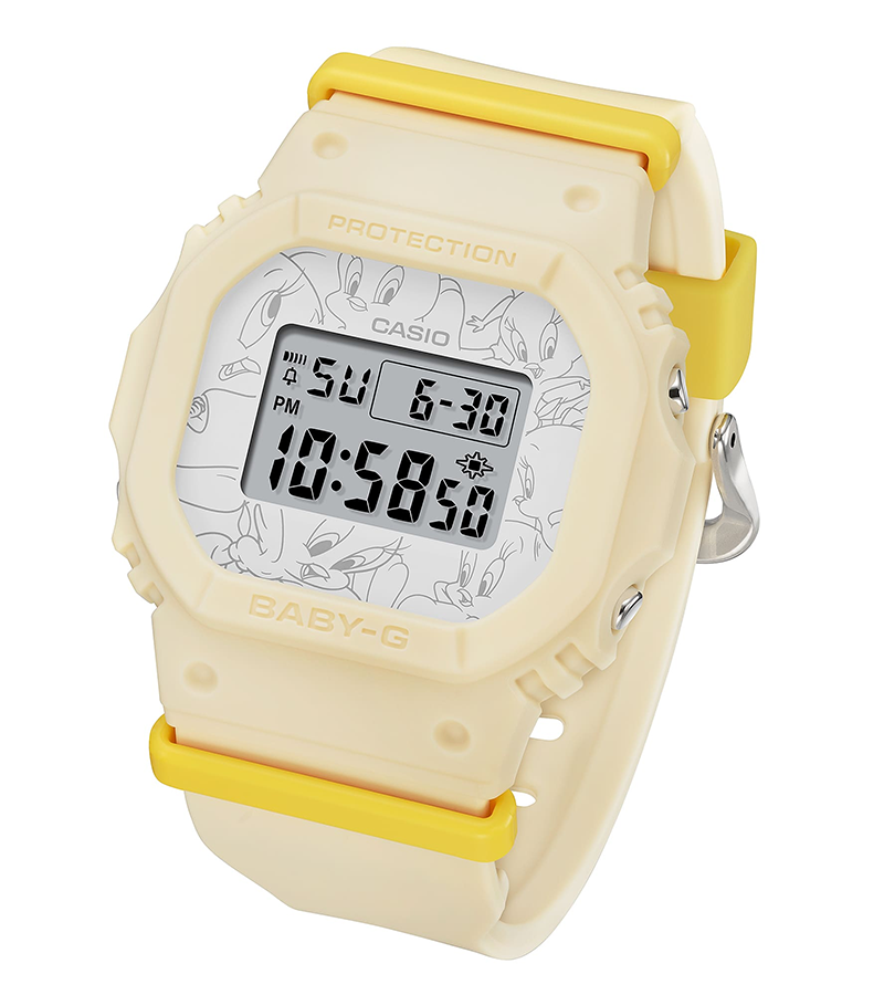 นาฬิกา Casio BABY-G x TWEETY Limited Looney Tunes Collaboration Model รุ่น BGD-565TW-5 ของแท้ รับประกัน1ปี