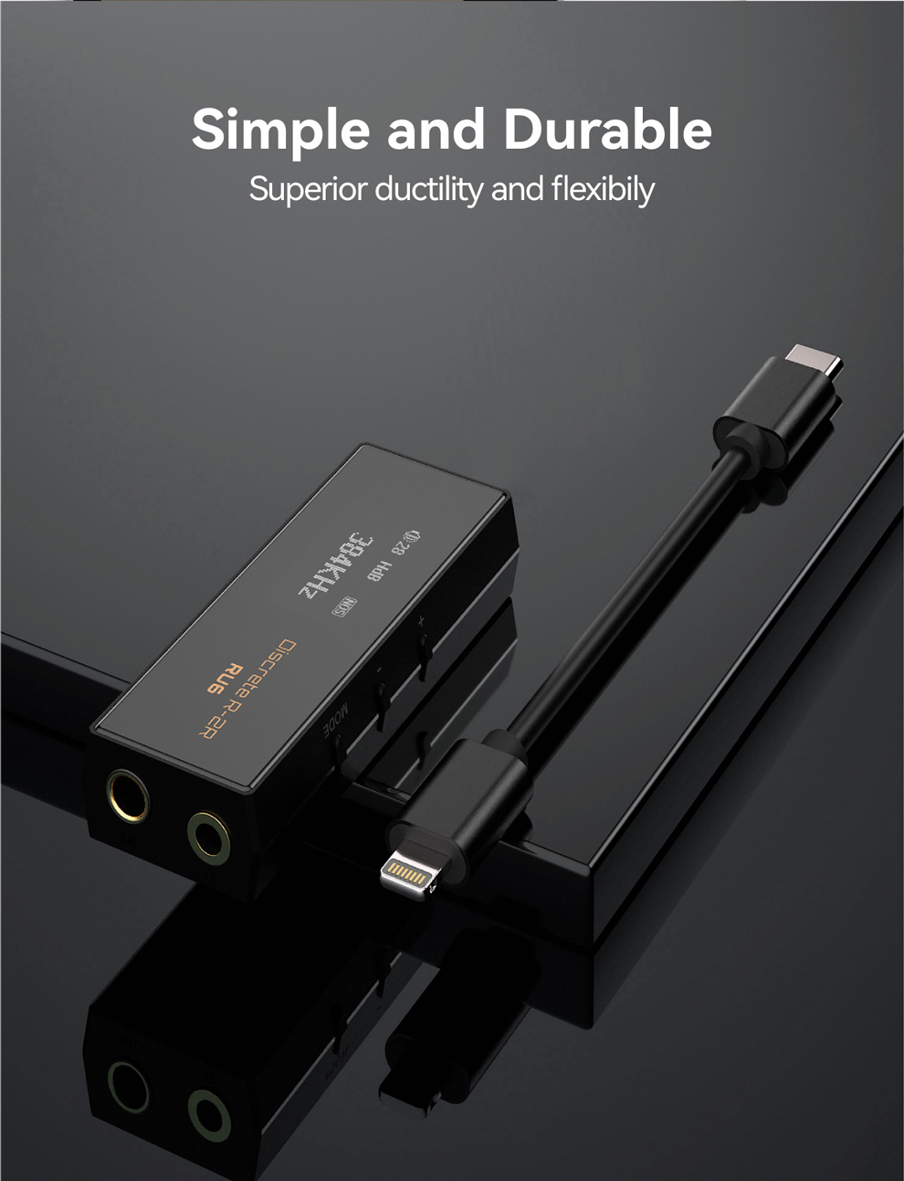 ขาย Cayin CS-L2C สาย Lightning เป็น Type-C สำหรับ RU6 RU7 รองรับ Plug and Play