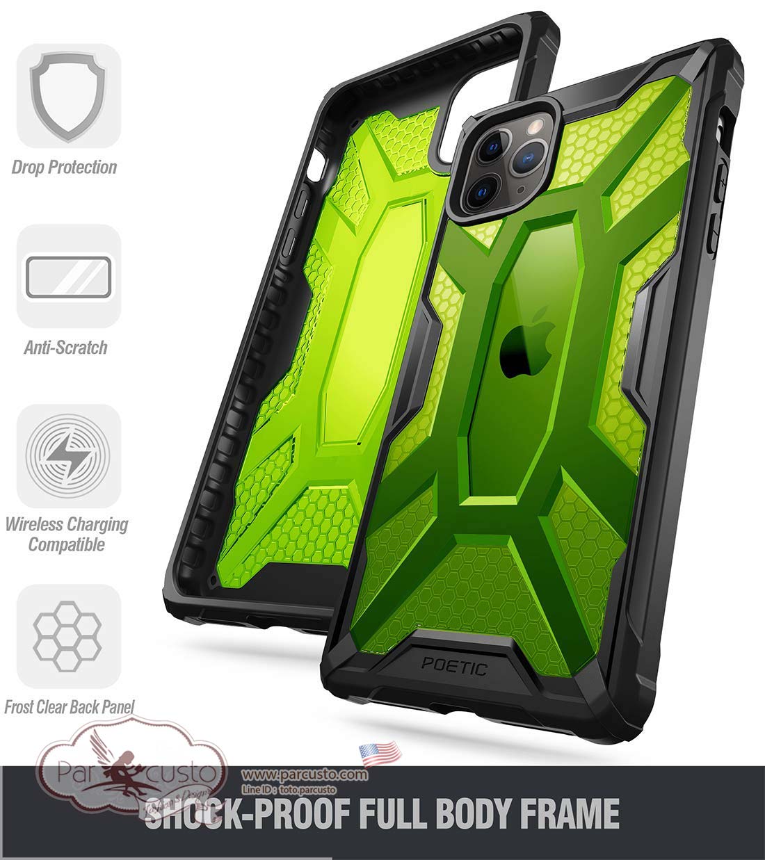 เคสกันกระแทก Apple iPhone 11 Pro Max [Affinity] จาก POETIC [Pre-order USA]