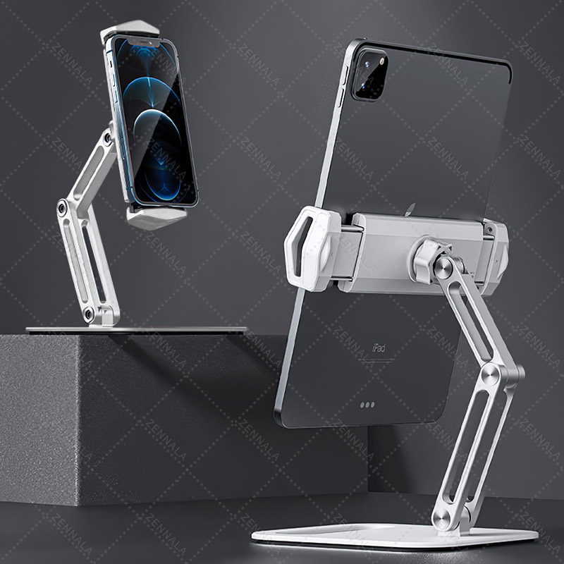 ขาตั้ง หนีบมือถือ ipad Desktop Metal Holder for Tablet