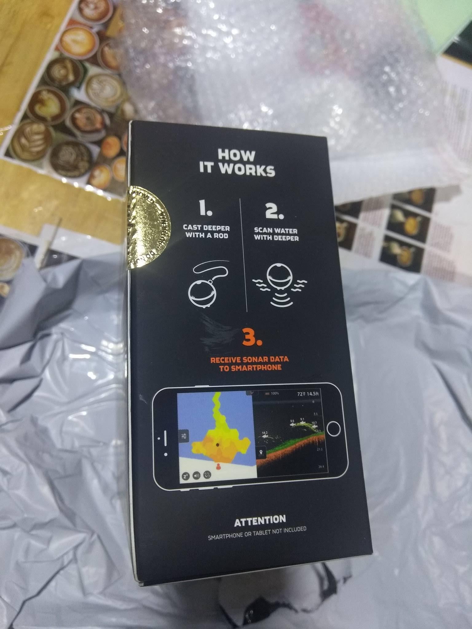 โซน่าจิ๋วอัจฉริยะ Deeper Smart Sonar Pro+ พร้อมอุปกรณ์เสริม [หมด]