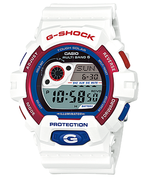 นาฬิกา Casio G-Shock Limited White Tricolor series รุ่น GW-8900TR-7JF "กันดั้ม" (Japan กล่องหนังญี่ปุ่น) (ไม่มีขายในไทย) ของแท้ รับประกัน1ปี