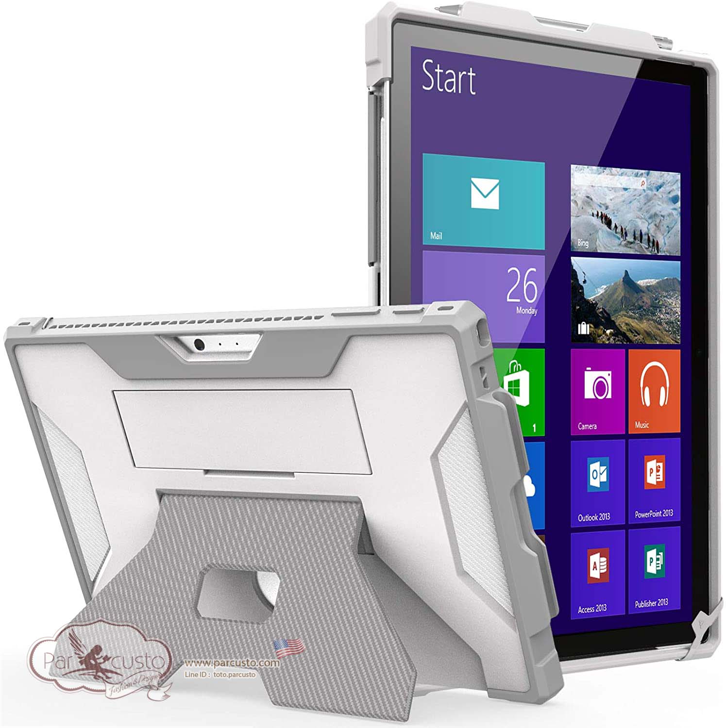 เคสกันกระแทก Microsoft Surface Pro 7 Plus/7/6/5/4 [Heavy Duty] จาก MoKo [หมด]