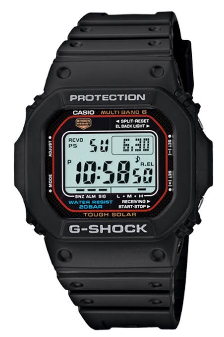นาฬิกา คาสิโอ Casio G-Shock Tough Solar MULTIBAND6 รุ่น GW-M5610-1 “ออริจินอล ไฟเขียว“ ของแท้ รับประกัน1ปี