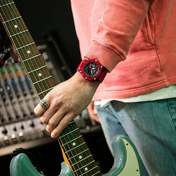 นาฬิกา Casio G-Shock Special Color SOUND WAVE series รุ่น GA-2200SKL-4A ของแท้ รับประกัน1ปี