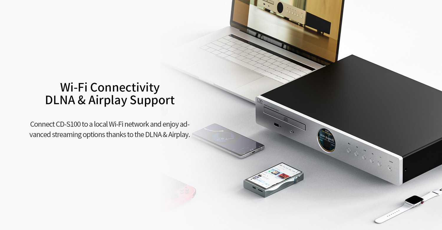 <สั่งจองล่วงหน้า> Shanling CD-S100 IV เครื่องเล่น CD รุ่นแรกระบบ DAC ROHM BD34352 ใหม่ รองรับ Dual Hi-Res ประกันศูนย์ไทย