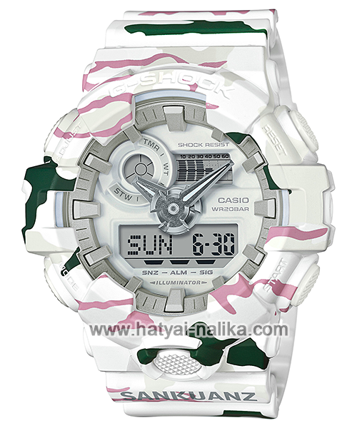 นาฬิกา Casio G-SHOCK x SANKUANZ Limited model G-Shock 35th Anniversary Collaboration series รุ่น GA-700SKZ-7A ของแท้ รับประกัน1ปี