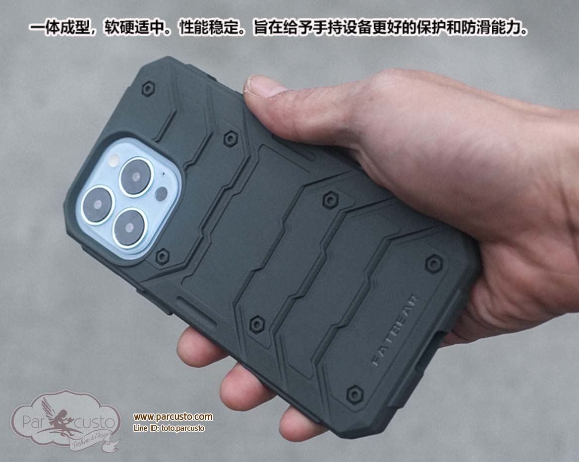 เคสกันกระแทก iPhone 13 mini, 13, 13 Pro, และ 13Pro Max (ต้องระบุรุ่น) จาก Fat Bear [หมด]