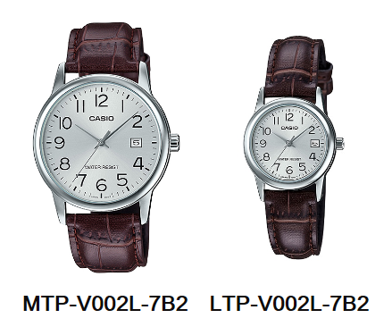 นาฬิกา คาสิโอ Casio SETคู่รัก รุ่น MTP-V002L-7B2+LTP-V002L-7B2 ของแท้ รับประกัน 1 ปี