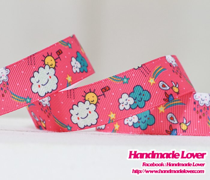 ริบบิ้นผ้า Sunshine ขนาด กว้าง 22 mm.