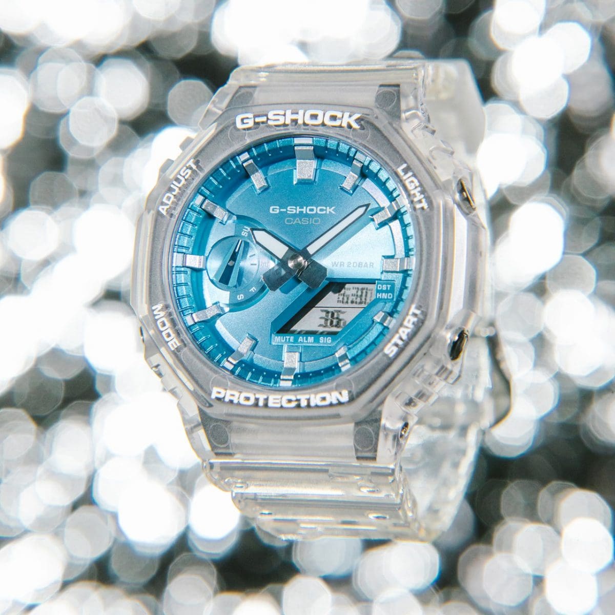 นาฬิกา Casio G-Shock Special Color Bright & Metallic dial series รุ่น GA-2100BM-7A2 ของแท้ รับประกัน1ปี