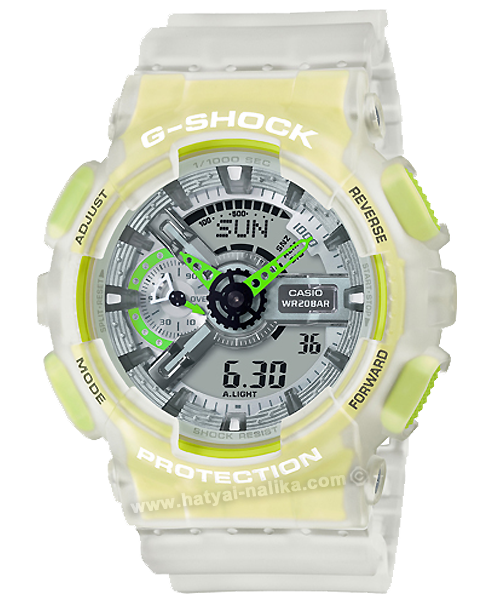 นาฬิกา Casio G-Shock Special Light Skeleton Color series รุ่น GA-110LS-7A ของแท้ รับประกัน1ปี