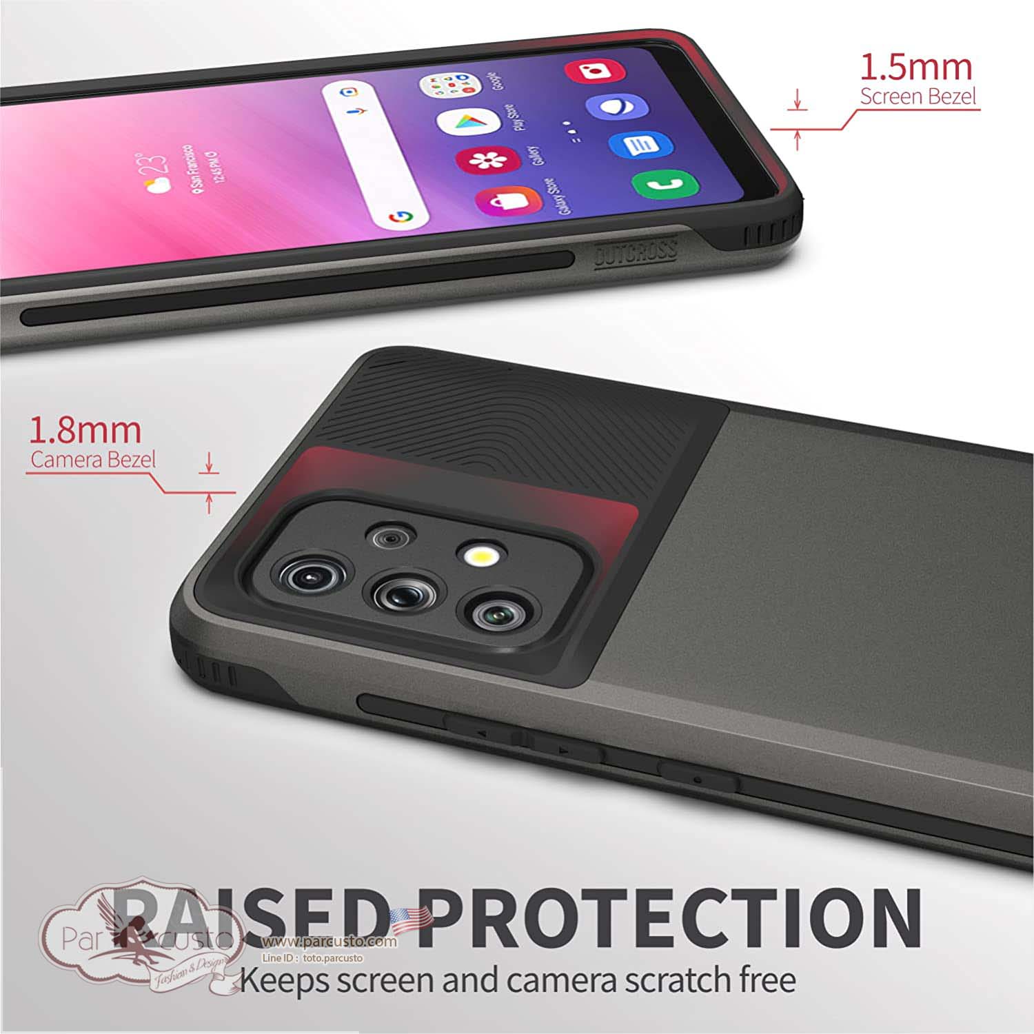 เคสกันกระแทก Samsung Galaxy A53 5G Case (2022) [Outcross Slim Profile] จาก Vena (Pre-order USA)