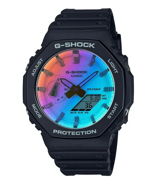 นาฬิกา Casio G-Shock Special Color Shades of Rainbow series รุ่น GA-2100SR-1A ของแท้ รับประกัน1ปี