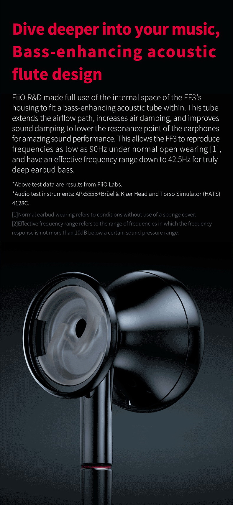 FiiO FF3 หูฟัง แบบ Drum ไดรเวอร์ Dynamic ประกันศูนย์ไทย