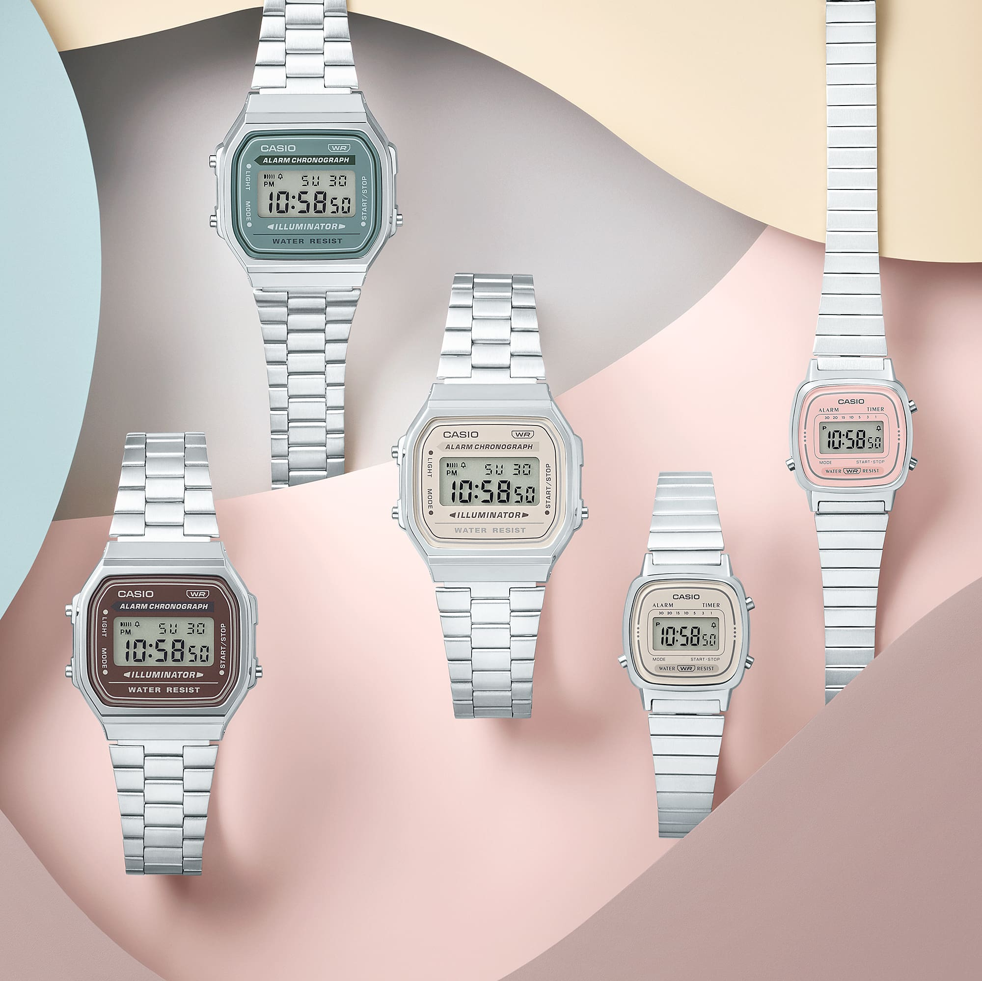 นาฬิกา คาสิโอ Casio STANDARD DIGITAL Vintage รุ่น A168WA-5AY ของแท้ รับประกัน1ปี