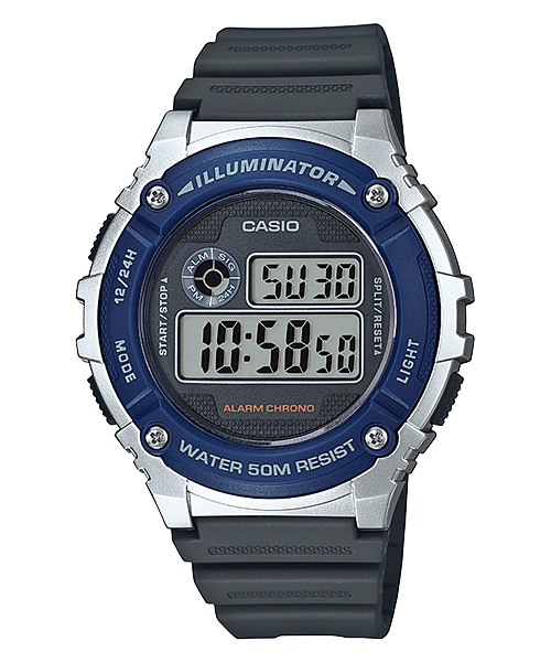 นาฬิกา Casio STANDARD DIGITAL รุ่น W-216H-2AV ของแท้ รับประกัน 1 ปี