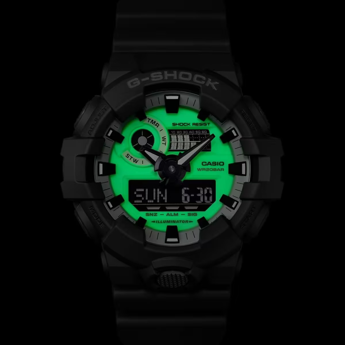 นาฬิกา Casio G-Shock Special Color Hidden Glow series รุ่น GA-700HD-8A ของแท้ รับประกัน1ปี