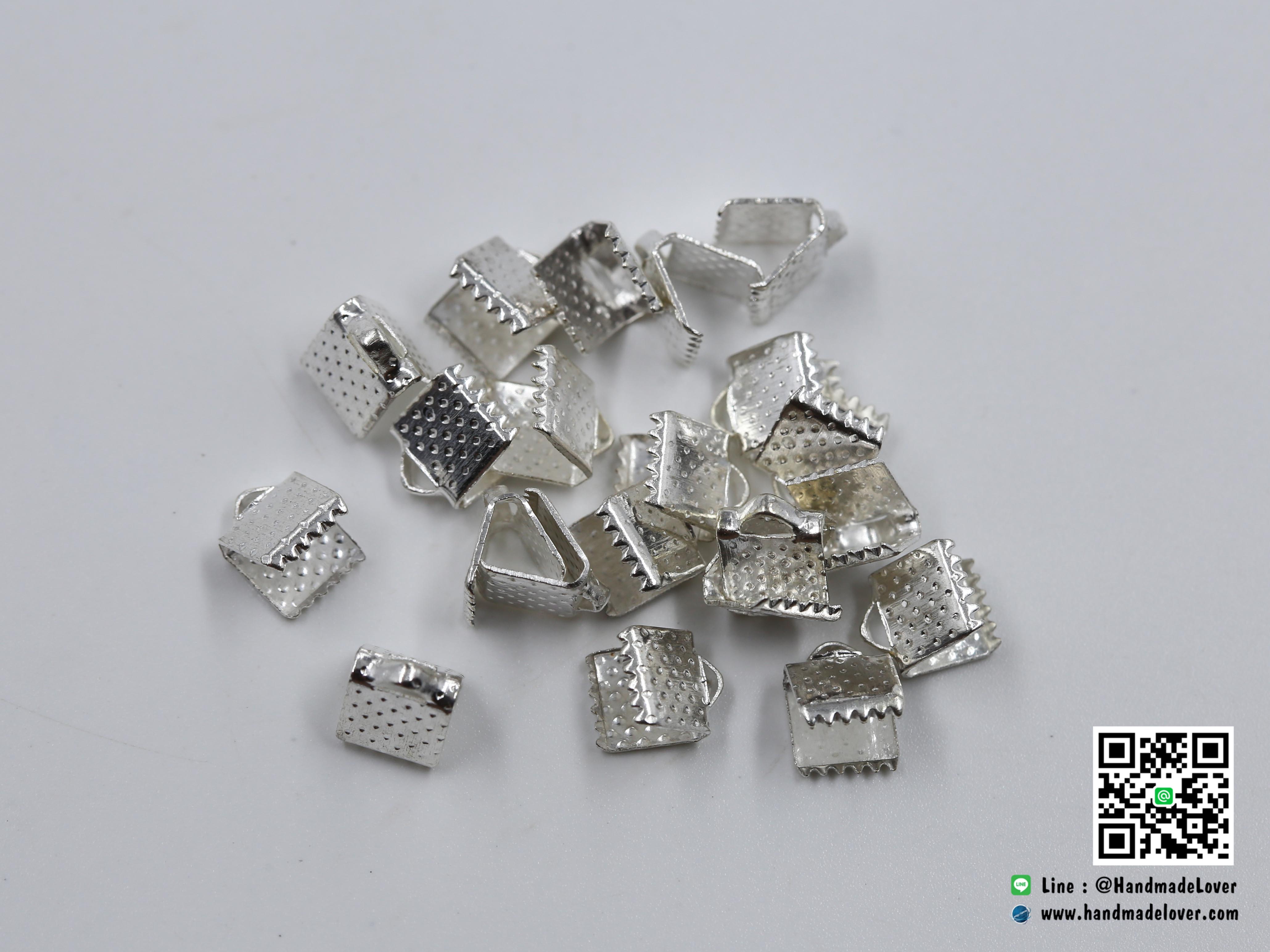 บานหนีบปลายเชือก สีเงิน