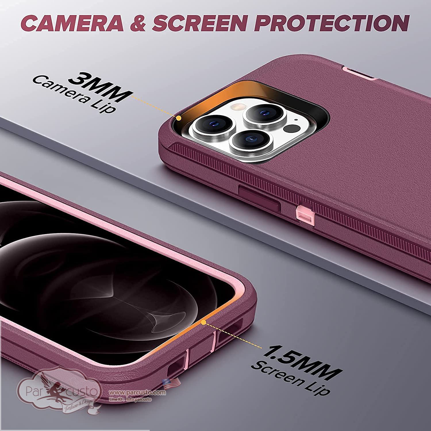 เคสกันกระแทก iPhone 13 Pro Max จาก VEGO [หมด]