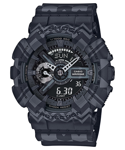 นาฬิกา คาสิโอ Casio G-Shock Limited Tribal Pattern series รุ่น GA-110TP-1A ของแท้ รับประกัน 1 ปี
