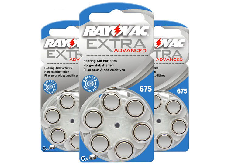 ถ่านกระดุม rayovac A675