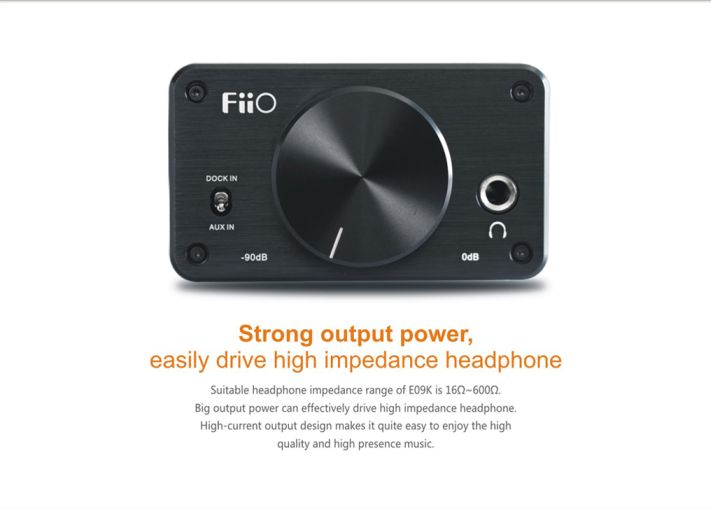 ขาย FiiO E09K QOGIR แอมป์ตั้งโต๊ะระดับเทพสำหรับ E07K / E17 / X3 รุ่นปรับปรุงใหม่ล่าสุด