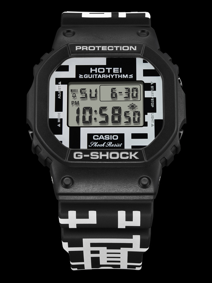 นาฬิกา Casio G-SHOCK X HOTEI 35th Anniversary GUITARHYTHM 2017 Only Japan Limited Edition รุ่น DW-5600HT-1JR (นำเข้าJapan ขายในญี่ปุ่นเท่านั้น) ของแท้ รับประกัน1ปี