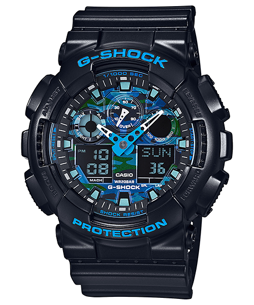 นาฬิกา Casio G-Shock Limited model Cool Blue CB series รุ่น GA-100CB-1A ของแท้ รับประกัน 1 ปี
