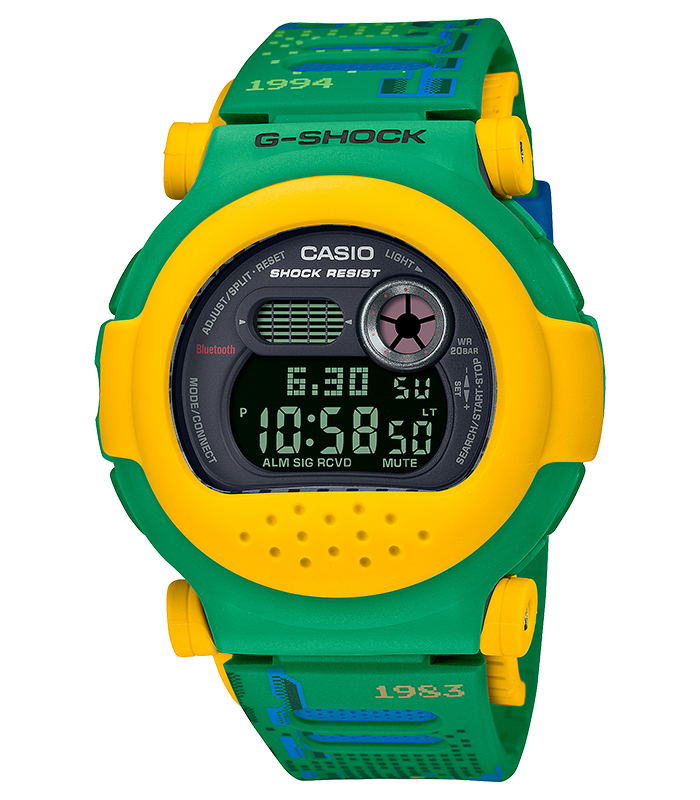 นาฬิกา Casio G-SHOCK Bluetooth G-B001 Retro Game Graphic รุ่น G-B001RG-3 ของแท้ รับประกัน1ปี