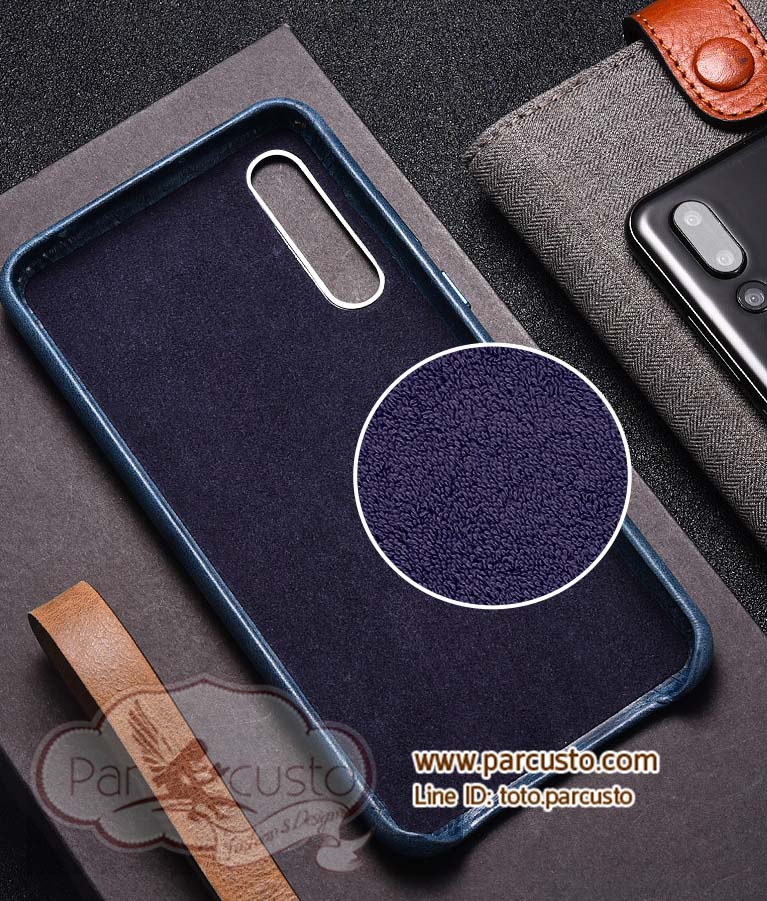 เคสฝาหลังหนังวัวแท้ Huawei P30 และ P30 Pro แบบที่ 2 (โปรดระบุรุ่น) จาก XOOMZ [หมด]