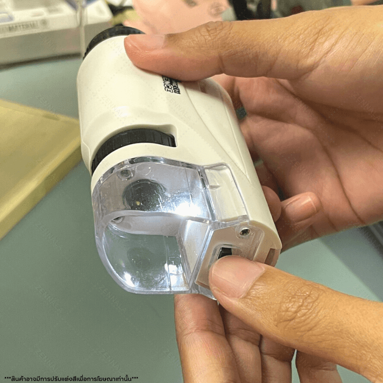 กล้องจุลทรรศน์ขนาดพกพา 60X - 120X